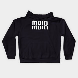 Moin Moin, German Language Greeting, German words Kids Hoodie
